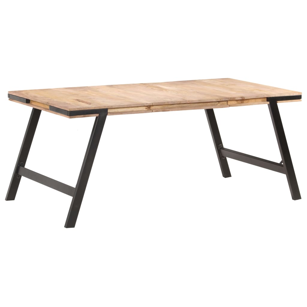 Jídelní Stůl 180 X 90 X 76 Cm Masivní Mangovníkové Dřevo