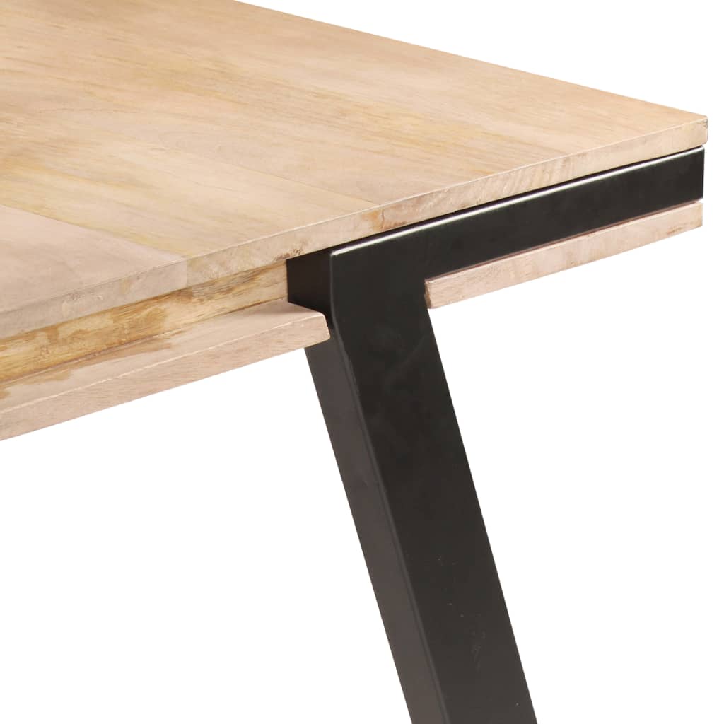 Jídelní Stůl 180 X 90 X 76 Cm Masivní Mangovníkové Dřevo