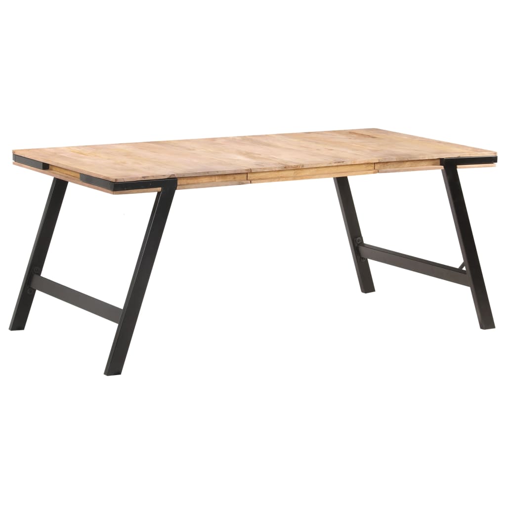 Jídelní Stůl 180 X 90 X 76 Cm Masivní Mangovníkové Dřevo