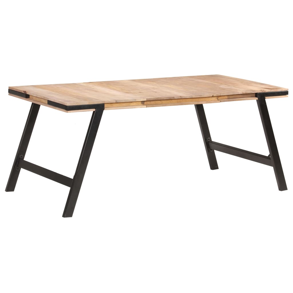 Jídelní Stůl 180 X 90 X 76 Cm Masivní Mangovníkové Dřevo