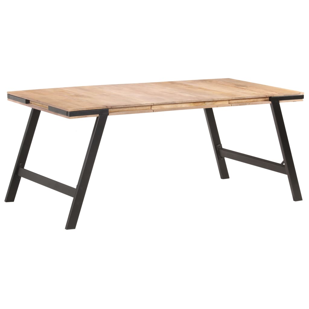 Jídelní Stůl 180 X 90 X 76 Cm Masivní Mangovníkové Dřevo