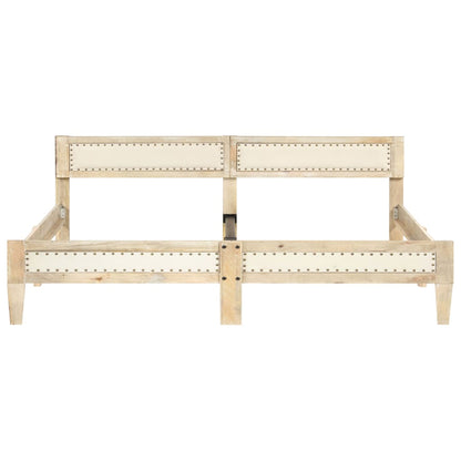 Rám Postele Masivní Mangovníkové Dřevo 200 Cm