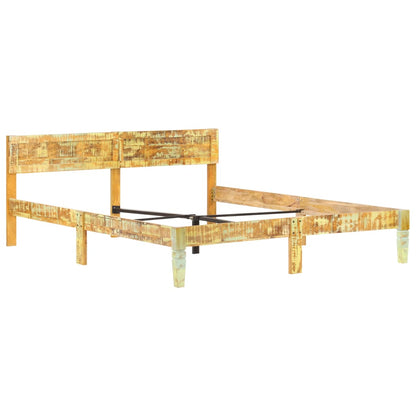 Rám Postele Masivní Recyklované Dřevo 180 X 200 Cm