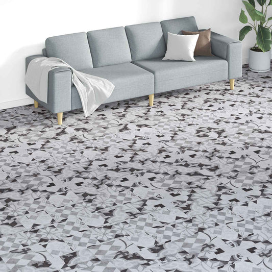 Podlahová Prkna 18 Pcs Šedý 5,26 M² Pvc