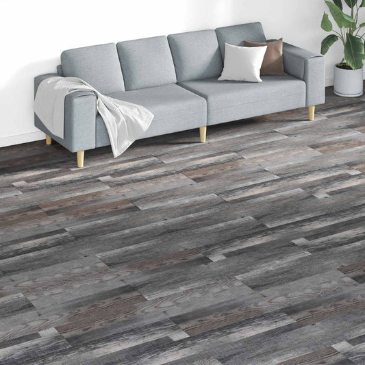 Podlahová Prkna 18 Pcs Šedý 5,26 M² Pvc