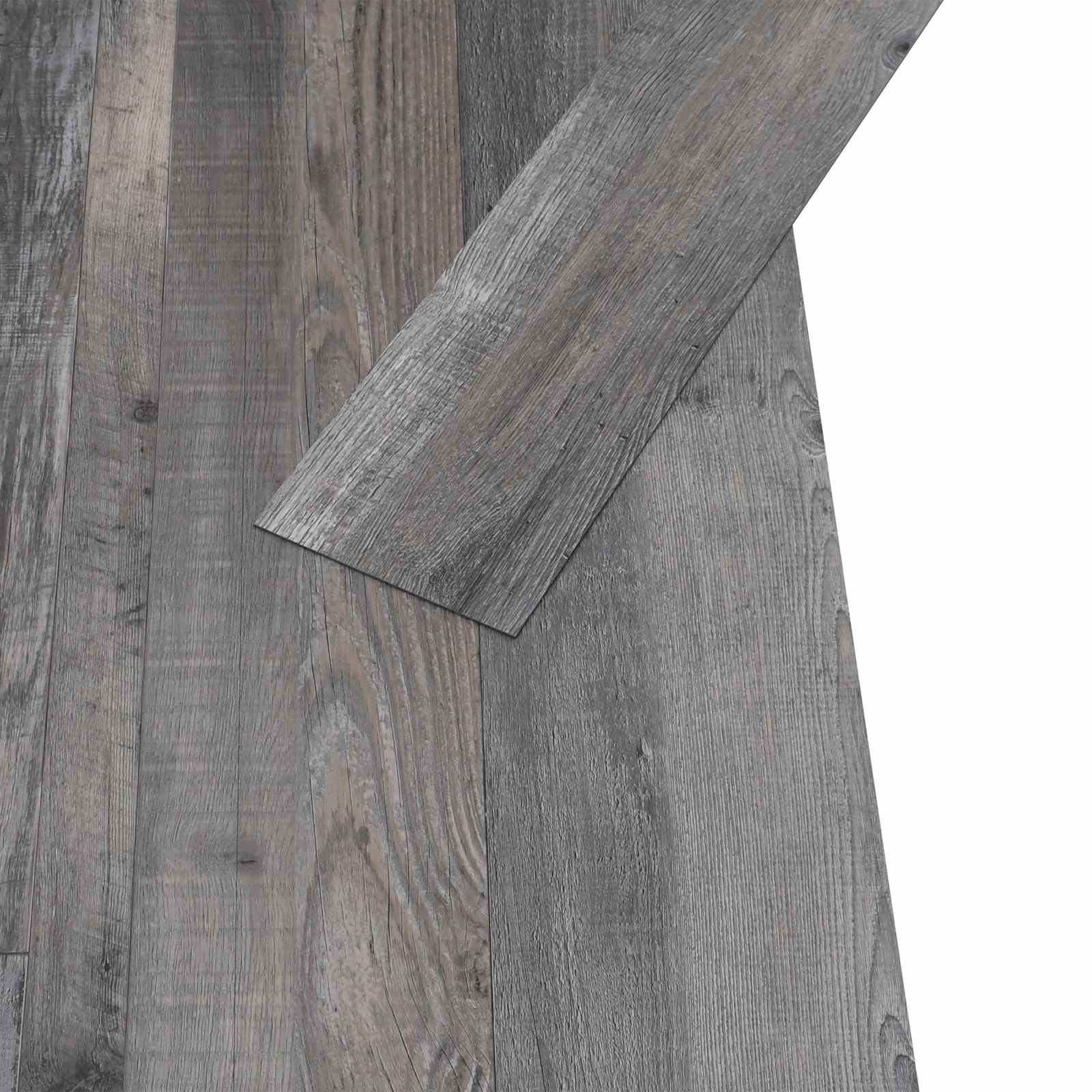 Podlahová Prkna 18 Pcs Šedý 5,26 M² Pvc