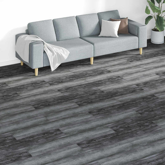 Podlahová Prkna 18 Pcs Šedý 5,26 M² Pvc