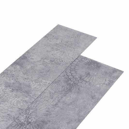 Samolepicí Podlahová Prkna 32 Pcs Šedý Cement 4,46 M² Pvc