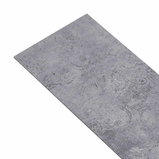 Samolepicí Podlahová Prkna 32 Pcs Šedý Cement 4,46 M² Pvc