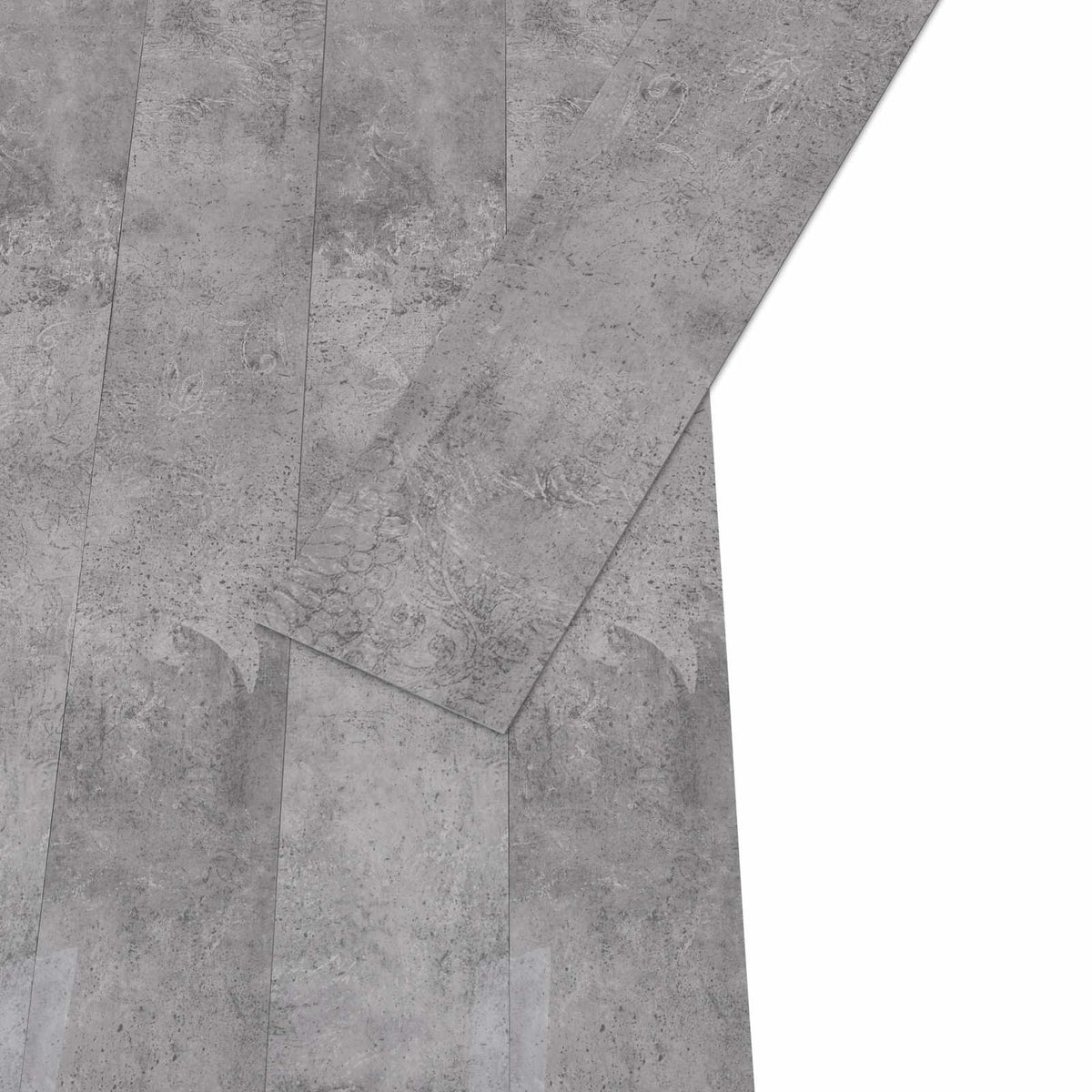 Samolepicí Podlahová Prkna 32 Pcs Hnědý Cement 4,46 M² Pvc