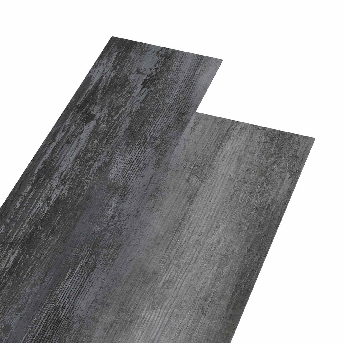 Samolepicí Podlahová Prkna 32 Pcs Lesklá Šedá 4,46 M² Pvc