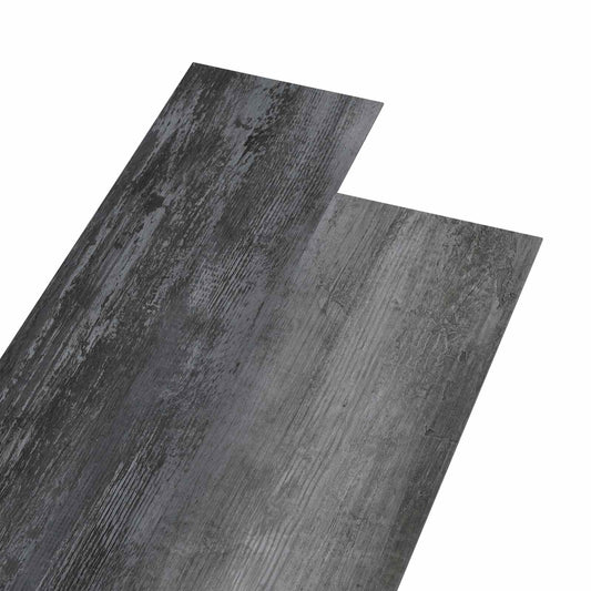 Samolepicí Podlahová Prkna 32 Pcs Lesklá Šedá 4,46 M² Pvc