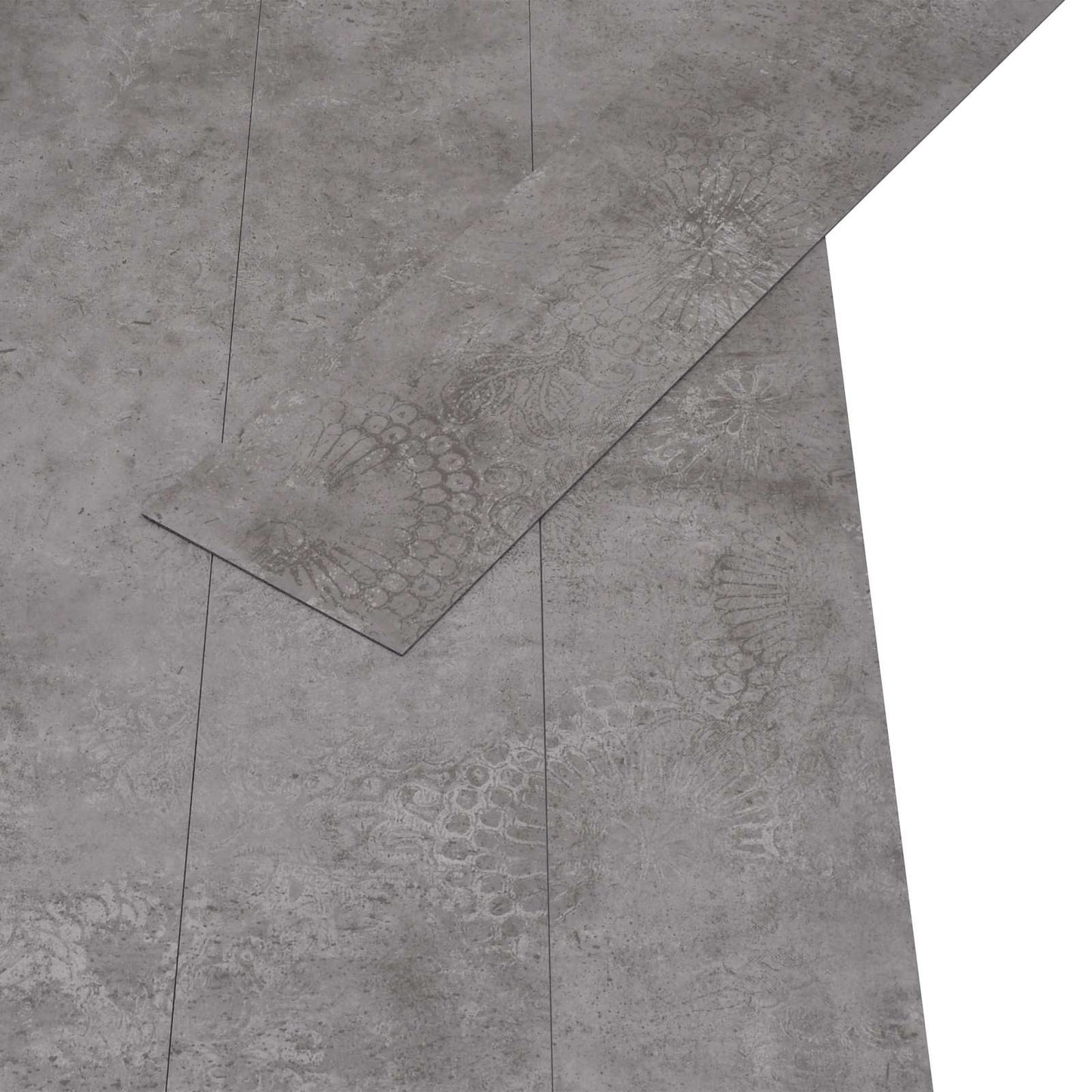 Podlahová Prkna 36 Pcs Betonově Šedá 5,02 M² Pvc