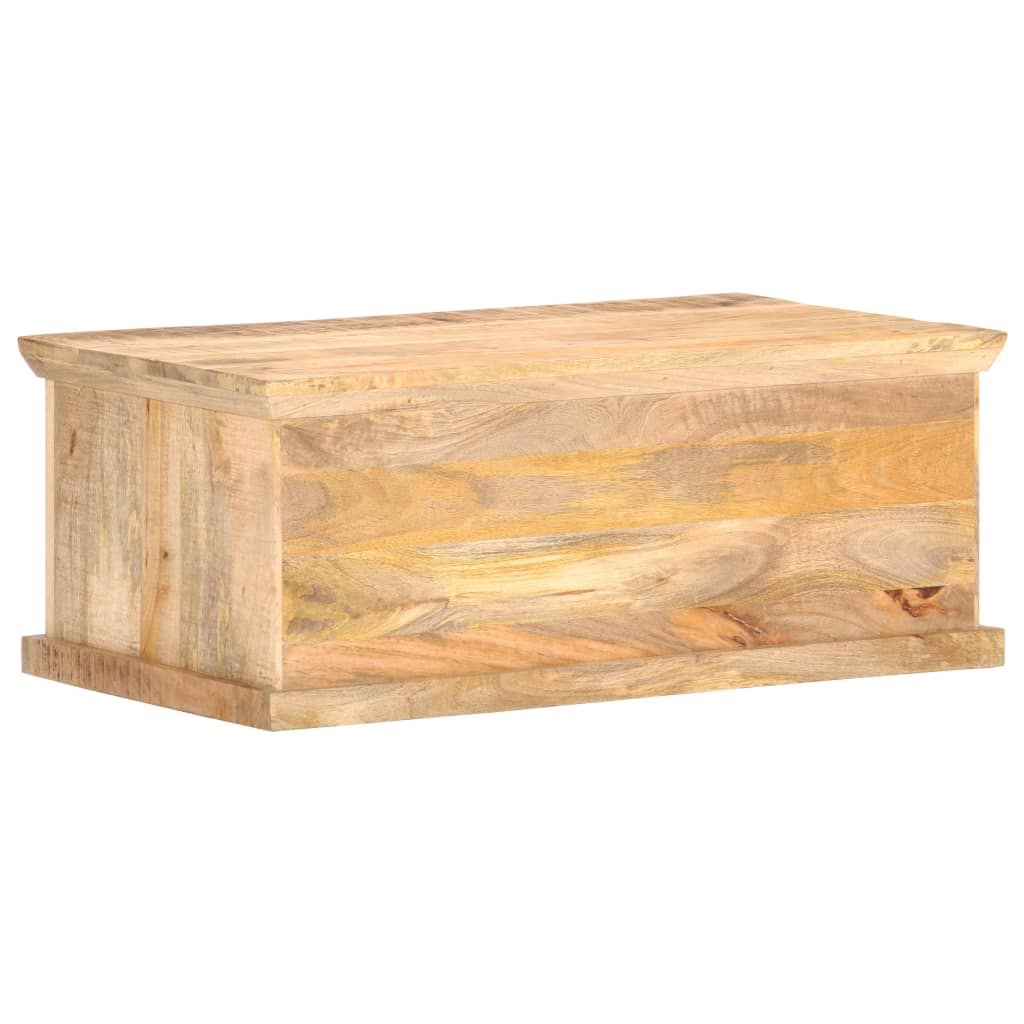 Konferenční Stolek 90X50X35 Cm Masivní Mangovník Přírodní Rákos