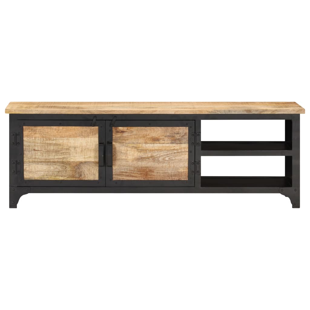 Tv Stolek 120 X 30 X 40 Cm Masivní Mangovníkové Dřevo