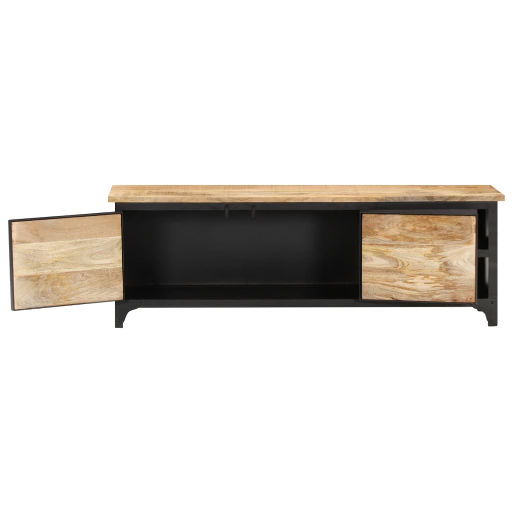 Tv Stolek 120 X 30 X 40 Cm Masivní Mangovníkové Dřevo