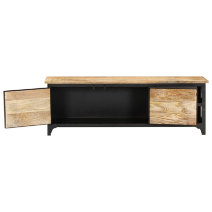 Tv Stolek 120 X 30 X 40 Cm Masivní Mangovníkové Dřevo