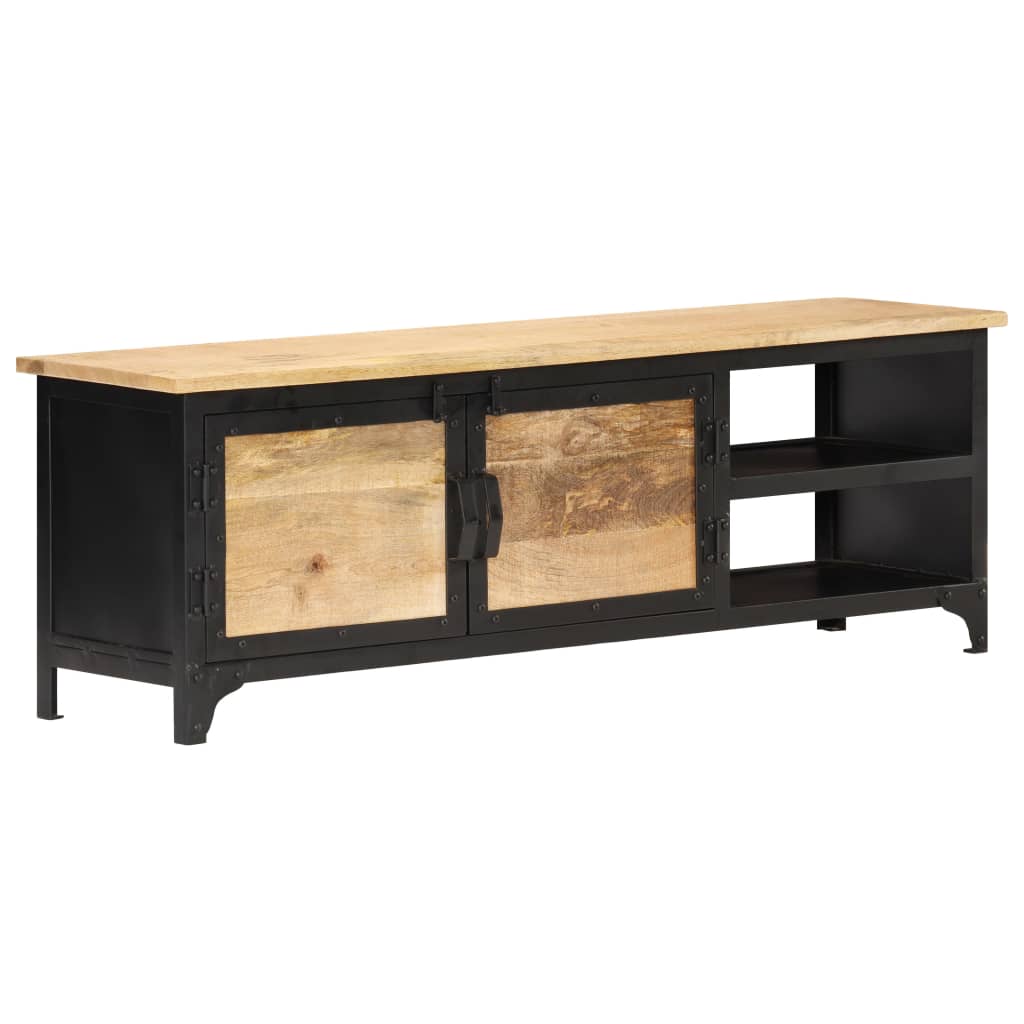 Tv Stolek 120 X 30 X 40 Cm Masivní Mangovníkové Dřevo
