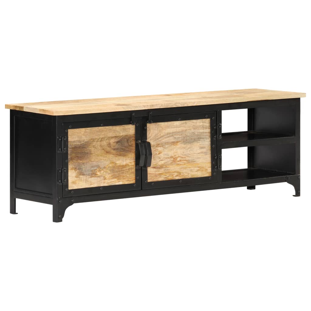 Tv Stolek 120 X 30 X 40 Cm Masivní Mangovníkové Dřevo