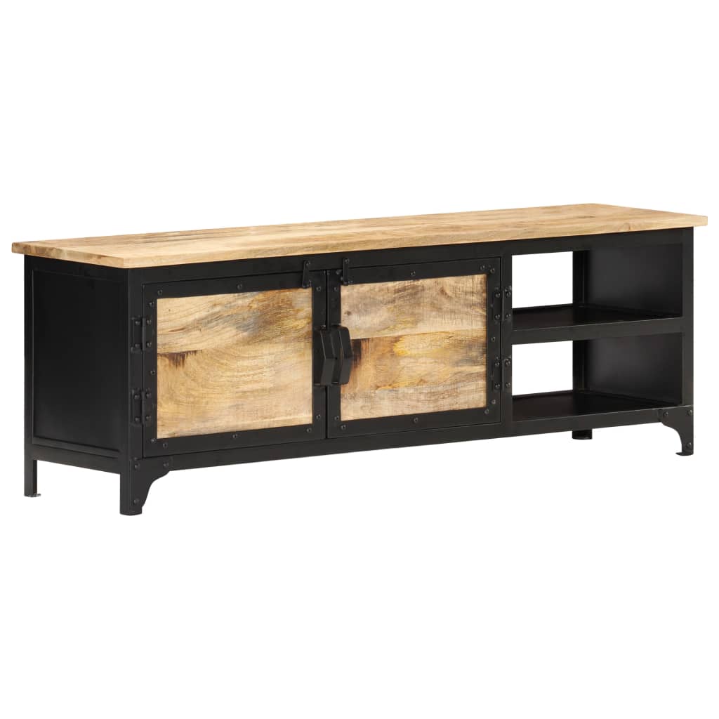 Tv Stolek 120 X 30 X 40 Cm Masivní Mangovníkové Dřevo