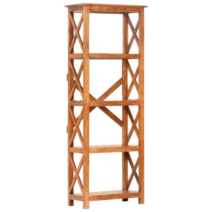Knihovna 60 X 30 X Masivní Akácie S Medovým Povrchem