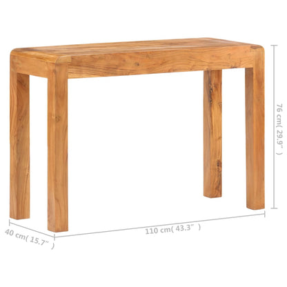 Konzolový Stolek 110X40X76 Cm Masivní Akácie S Medovým Povrchem