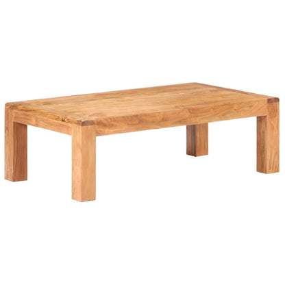 Konferenční Stolek 110 X 60 X 35 Cm Akácie S Medovým Povrchem