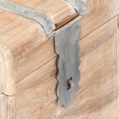 Úložná Truhla 90 X 40 X 40 Cm Masivní Akáciové Dřevo