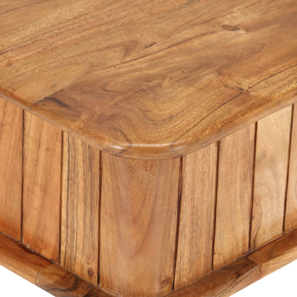 Konferenční Stolek 100 X 50 X 40 Cm Masivní Akáciové Dřevo