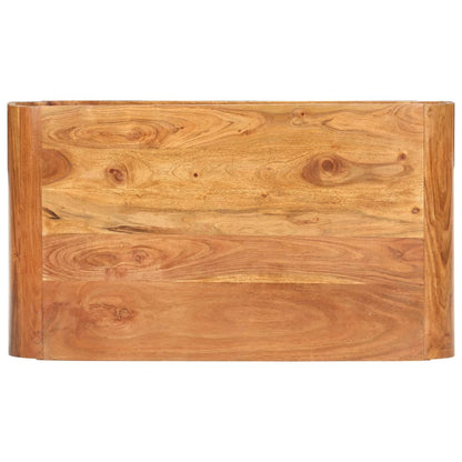 Konferenční Stolek 90 X 50 X 30 Cm Masivní Akáciové Dřevo