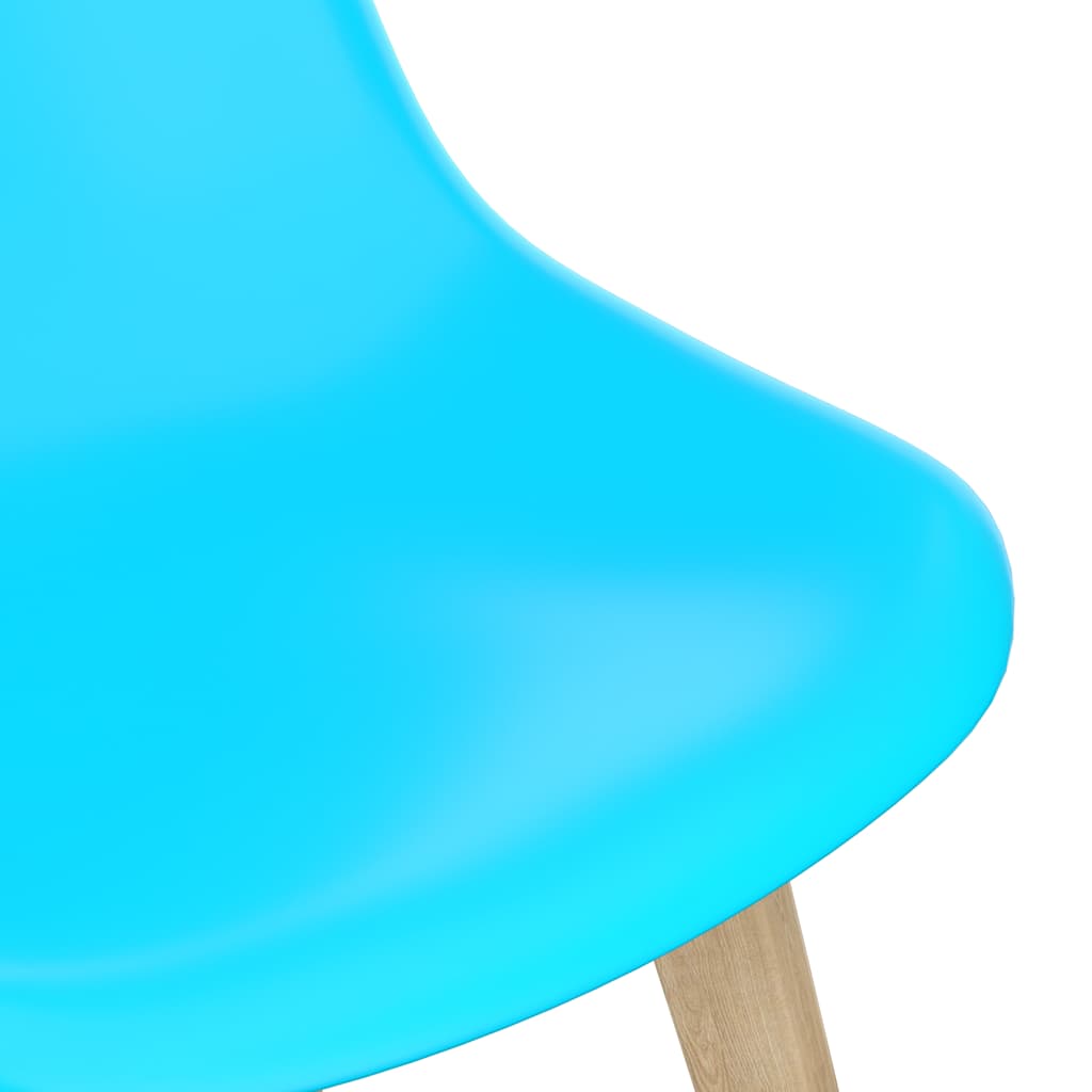 Otočné Jídelní Židle 2 Ks Modré Plast