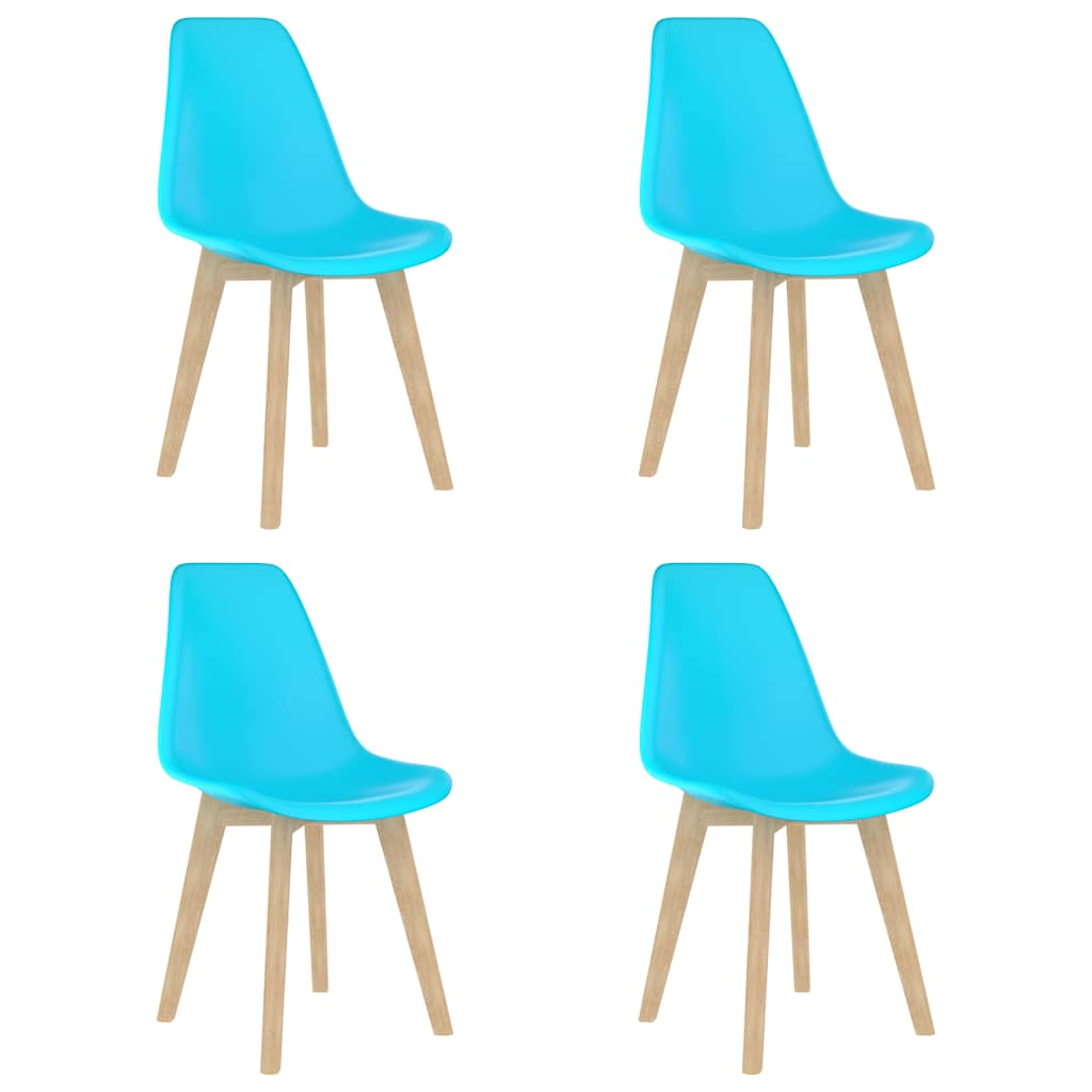 Otočné Jídelní Židle 2 Ks Modré Plast