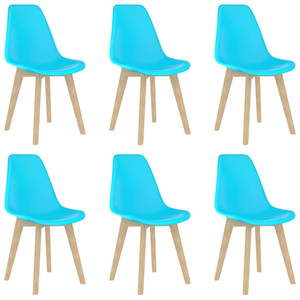 Otočné Jídelní Židle 2 Ks Modré Plast