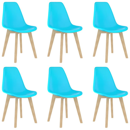 Otočné Jídelní Židle 2 Ks Modré Plast