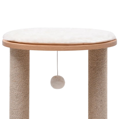 Malé Škrabadlo Pro Kočky Se Škrabacími Sloupky 44 Cm