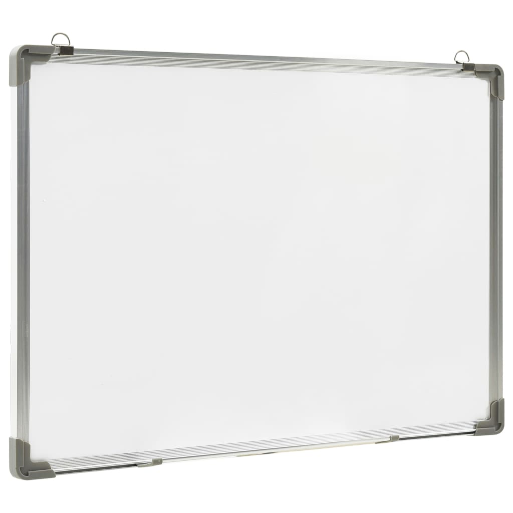 Bílá magnetická tabule stíratelná za sucha 90 x 60 cm ocel