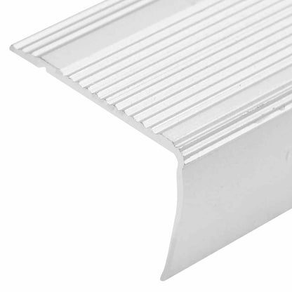Schodové Hrany Ve Tvaru L 15 Ks Hliník 90 Cm Stříbrné
