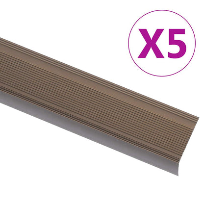 Schodové Hrany Ve Tvaru L 15 Ks Hliník 90 Cm Stříbrné