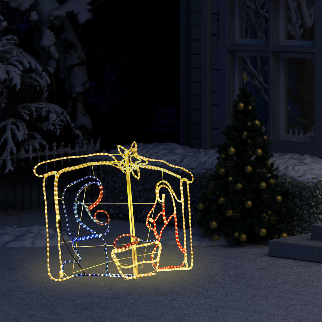 Vánoční Dekorace Betlém 240 Led