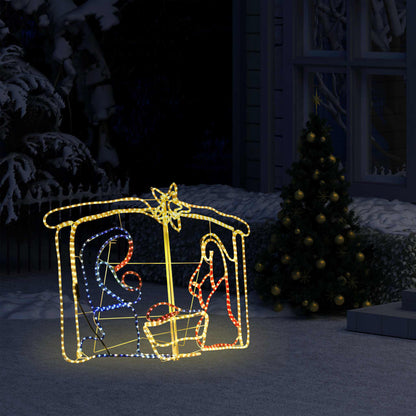 Vánoční Dekorace Betlém 240 Led