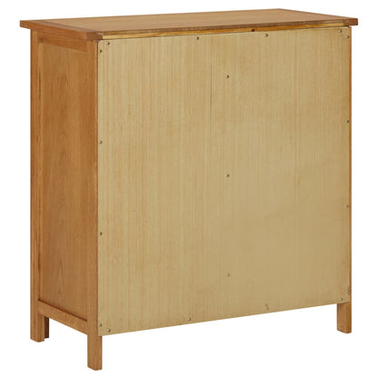 Skříňka 70 X 35 X 75 Cm Masivní Dubové Dřevo