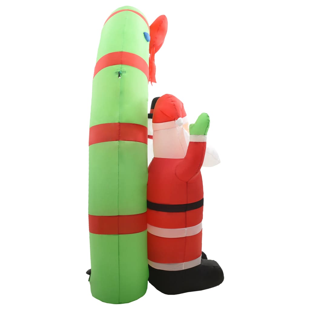 Vánoční Nafukovací Santa A Sněhulák Brána Led 300 X 90 X 223 Cm