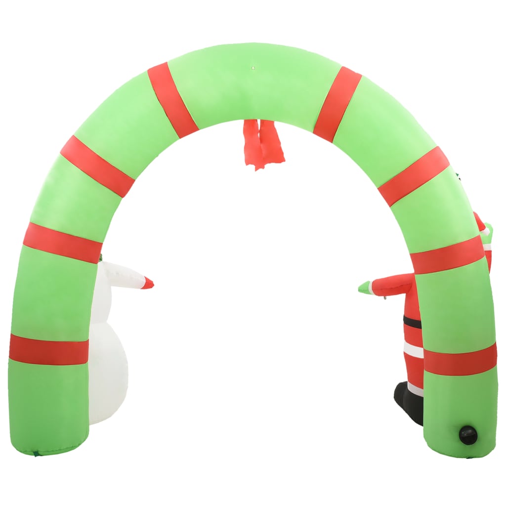 Vánoční Nafukovací Santa A Sněhulák Brána Led 300 X 90 X 223 Cm