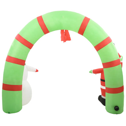 Vánoční Nafukovací Santa A Sněhulák Brána Led 300 X 90 X 223 Cm