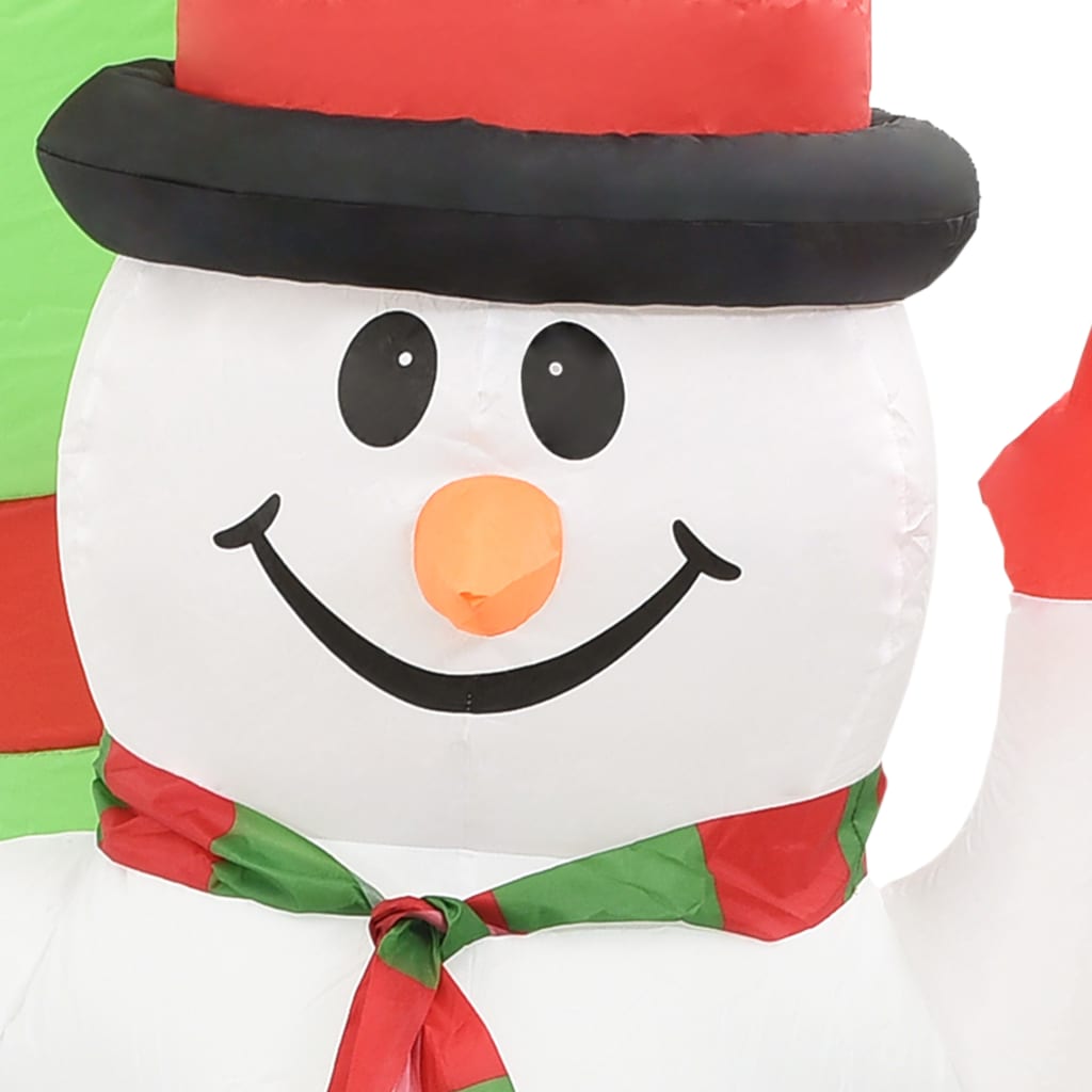 Vánoční Nafukovací Santa A Sněhulák Brána Led 300 X 90 X 223 Cm
