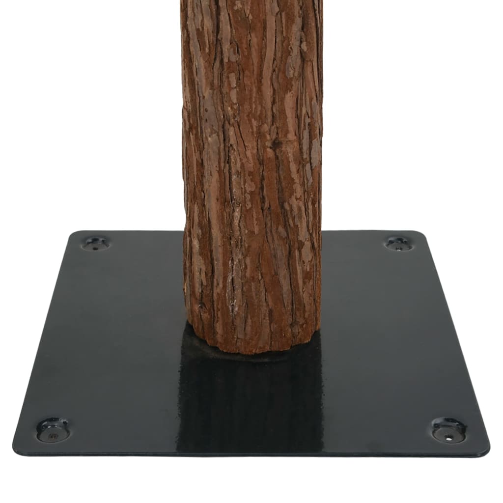 Úzký Vánoční Stromek Pravé Dřevo A Bílý Sníh Zelený 210 Cm