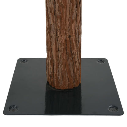 Úzký Vánoční Stromek Pravé Dřevo A Bílý Sníh Zelený 210 Cm
