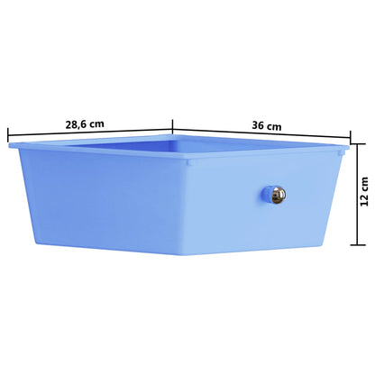Mobilní Úložný Vozík S 15 Zásuvkami Plastový