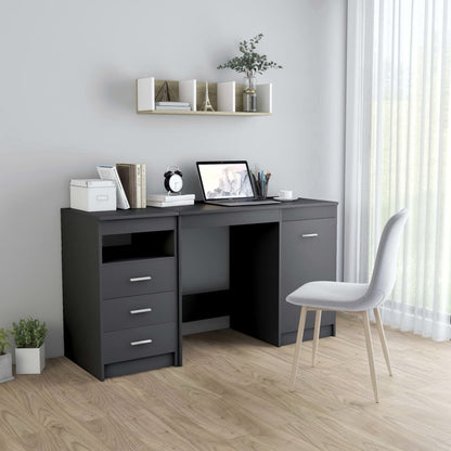 Psací Stůl Betonově Šedý 140 X 50 X 76 Cm Kompozitní Dřevo