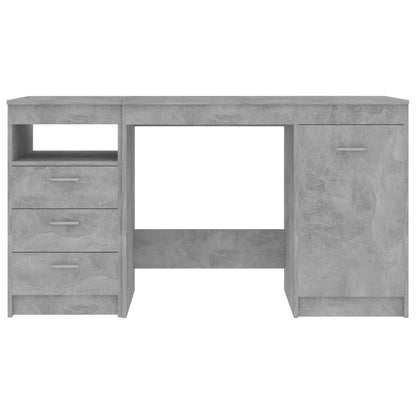 Psací Stůl Betonově Šedý 140 X 50 X 76 Cm Kompozitní Dřevo